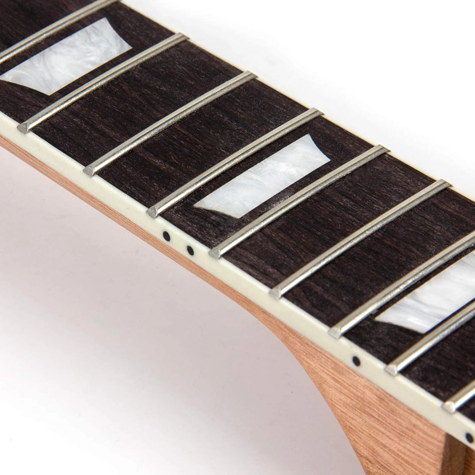 24.6 Inch Unfinished 22 Frets DIY Mahogany Electric Guitar Neck for Neck Fingerboard Sector 24.6 Inch Unfinished 22 Frets DIY Mahogany Electric Guitar Neck for Neck Fingerboard Sector