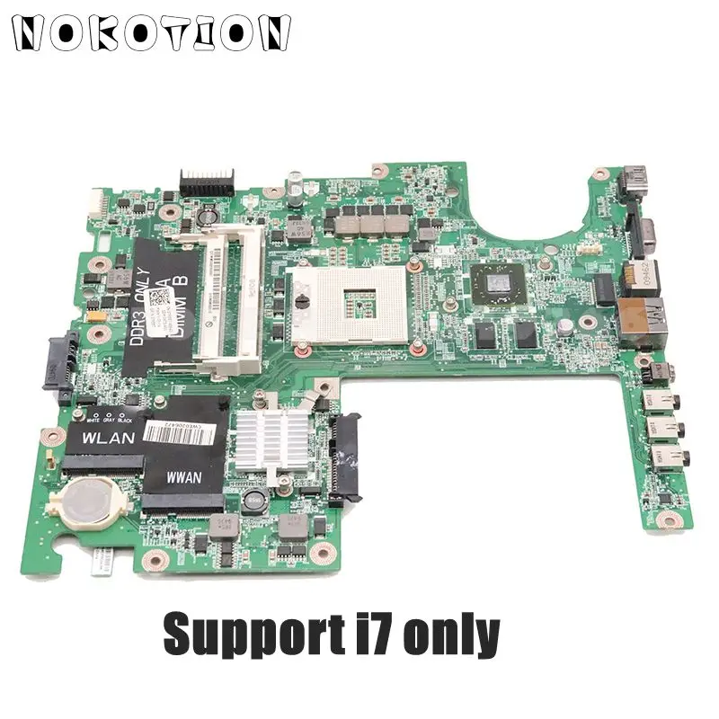 NOKOTION CN 0TR557 TR557 для Dell studio 1557 материнская плата ноутбука DDR3 512 Мб GPU DA0FM9MB8D1