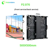 aluminum led cabinet led signs board videowall P2.976 500x500mm rental stage led display screen indoor P3.91 P4.81