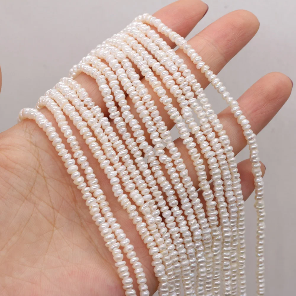 High Quality Natural Freshwater Pearl Potato Shape Beads For Jewelry Making  Bracelet Necklace Accessories for Women Size 5-6mm