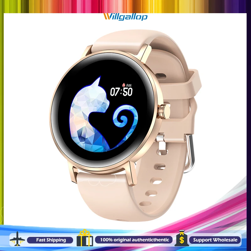 Willgallop 2021 New S27 Heart Rate and Blood Pressure Monitoring Smart Watch Men and Women Sports Wrist Information Push