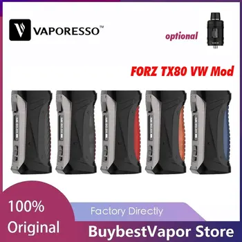 

100% Original Vaporesso FORZ TX80 VW Mod Powered by Single 18650 Battery & 80W Max Output Vape Mod Box w/ Optional Tank E-cig