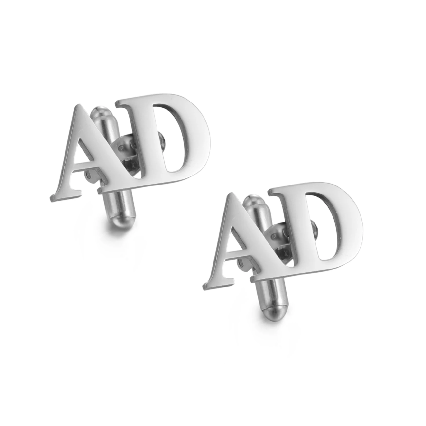 Lemegeton-gemelos con nombre personalizado para hombre, letras iniciales, puños, botones de enlaces, LOGO, camisa, joyería