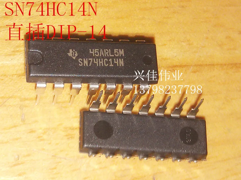 20 шт./лот 74HC14 SN74HC14N HD74HC14P DIP-14