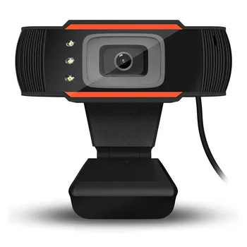 

LED Computer PC Laptop 12MP USB2.0 Webcam 720P HD Camera With Microphone For Streaming Recording