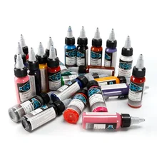 Высококачественный Перманентный макияж микроволокна Татуировка пигмент Татуировка поставка 25 цветов набор татуировки и боди-арт татуировки чернила