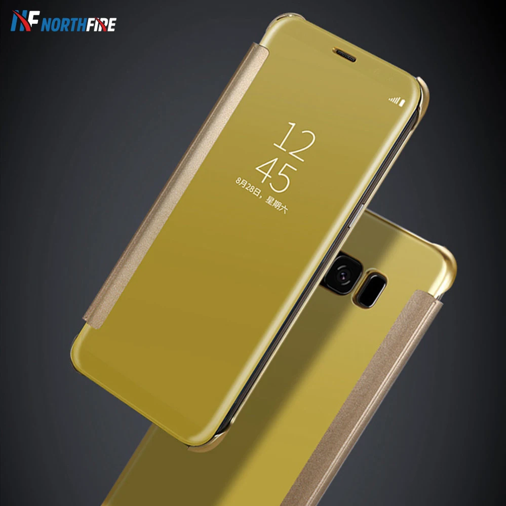 

NORTHFIRE Mirror Flip Case For Samsung Galaxy S8 Plus S7 S6 Edge Phone Case For Samsung A5 A3 A7 2017 J5 J7 Cover Fundas Coque