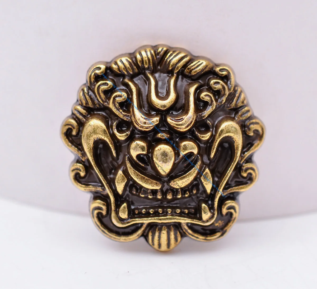 10X Vintage Brass Biker Chinese Lion Head Amulet Leathercraft Handbag Wallet Belt Conchos Screwback | Украшения и аксессуары