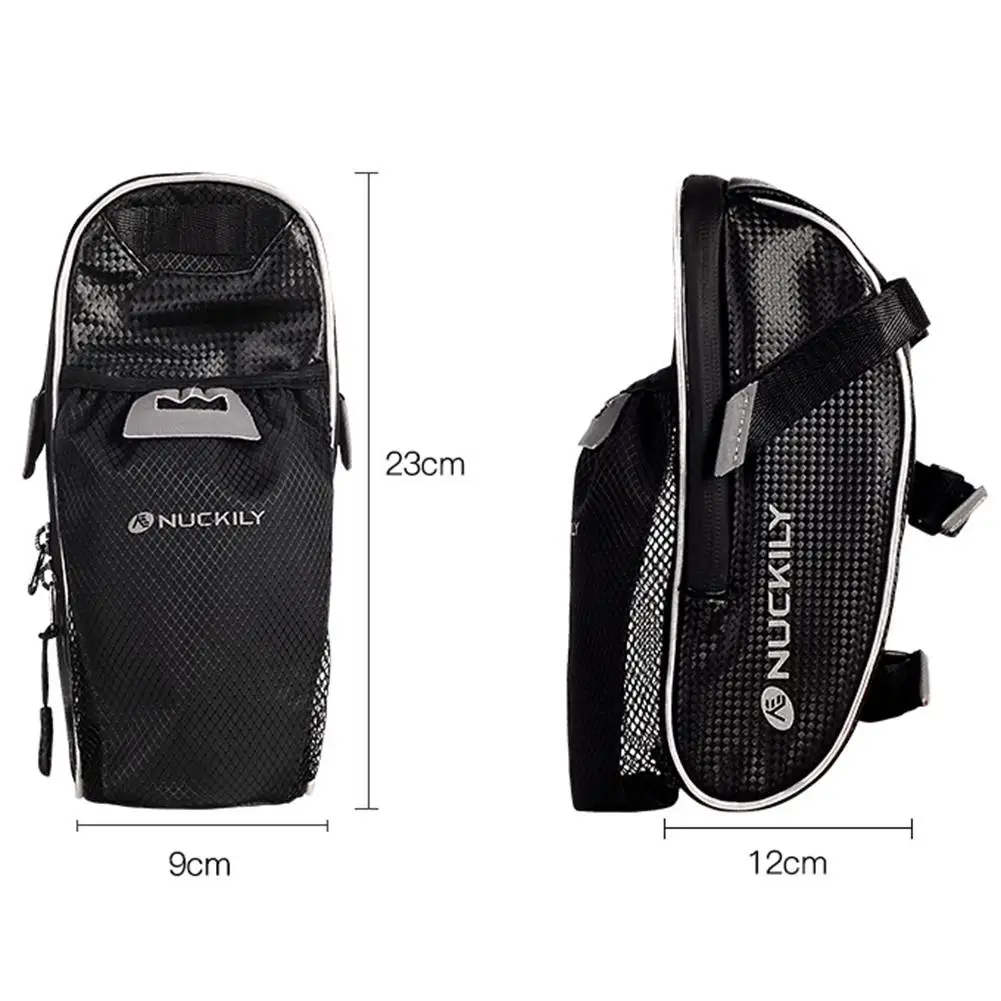 Bicycle Bike Bag Mountain Bike Kettle Bags Folding Rear Seat Side Pack Reflective Design Riding Equipment Accessories