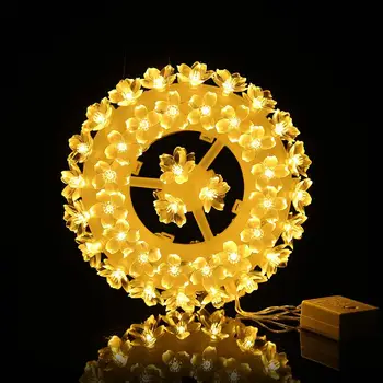 

Luminous LED Petals Light String Tires Shape Christmas Decoration AC220V