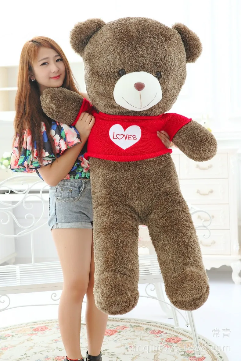 Cute Sweater Teddy Bear Hedgehog Bear Plush Toy Teddy Bear Valentine's Day Birthday Send Girl'S Gift