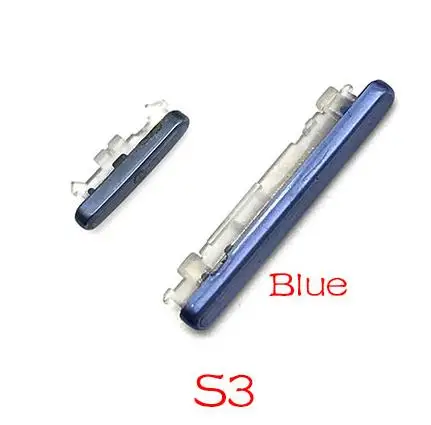 Мощность кнопка+ кнопка регулировки громкости для samsung S3 S7 край J5 J7 J510 J710/J5 J7 J730 J530 Запчасти - Цвет: S3 Blue