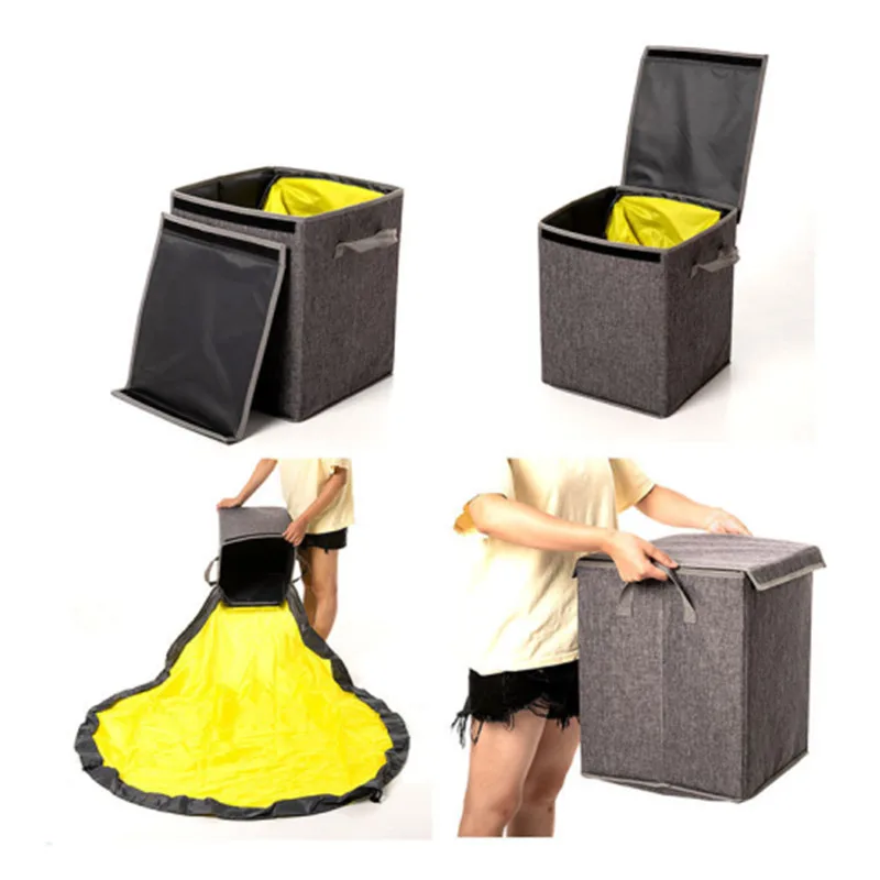 

Kids Building Blocks Toy Storage Bag Multifunctional Portable Organizer Toy Storage Box Clean-up Basket Quick Toy Storage Barrel
