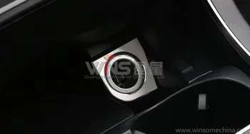 

For Mercedes Benz GLC C Class Interior Mouldings Cigar Light Decorative Trim Car Styling Accessories Chrome