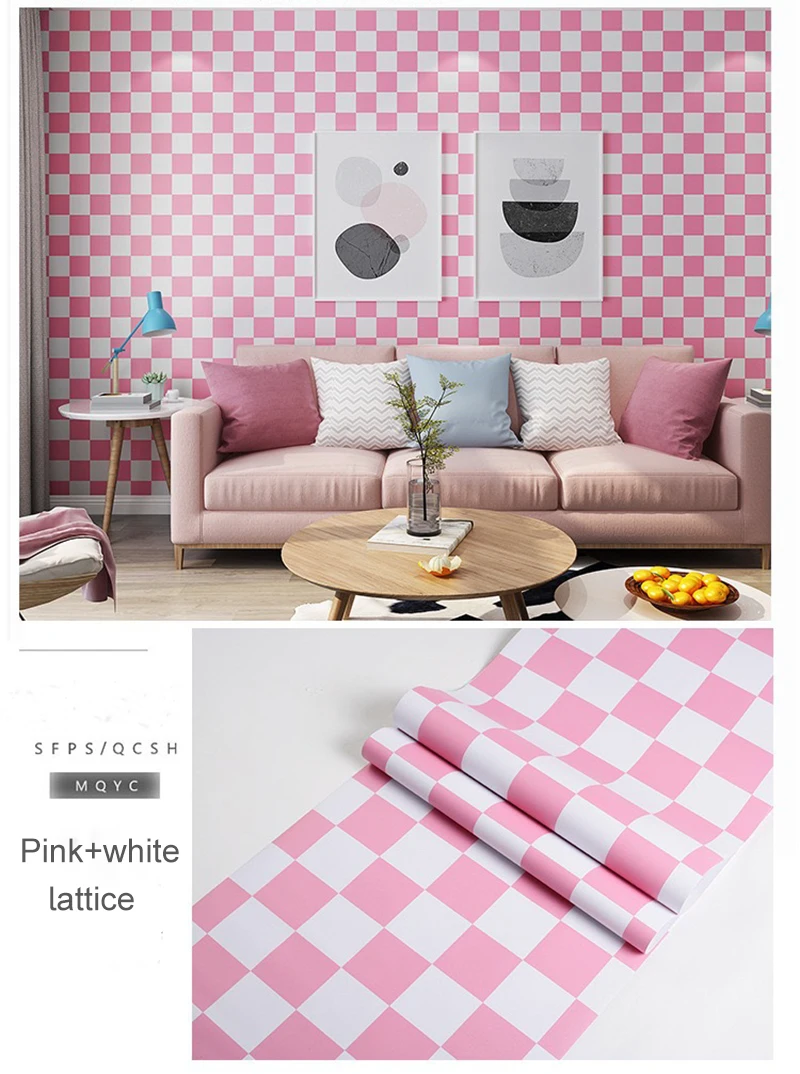 Pink white lattice