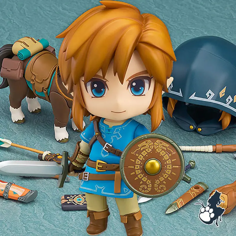 

4inch Nendoroid 733 DX Zelda Figure Breath of the Wild Ver DX Edition Deluxe Version Action Figure Collectable Model Toy Doll