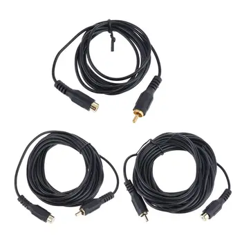 

1.8m/4.5m/7.5m RCA Male to RCA Female Single Phono Audio Extension Cable Cord Wire Line for DVD Players TV Devices