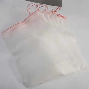 

10PCS Garden Plants Vegetable Fruit Protection Bag Anti Bird Drawstring Netting Mesh Bag for Agriculture Pest Control Tools