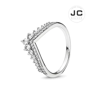 

JC Fashion Charm 925 Sterling Silver Ring Original Copy Ring Ring, Rings For Women Men's Ring Jewelry Gift Princess Wish Rings