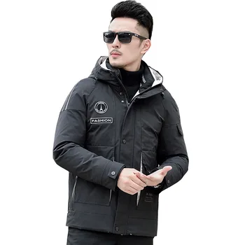 

Autumn and Winter Outdoor Men Down jacket Hooded Thickened Jacket For Female Casual Youth Down Jacket