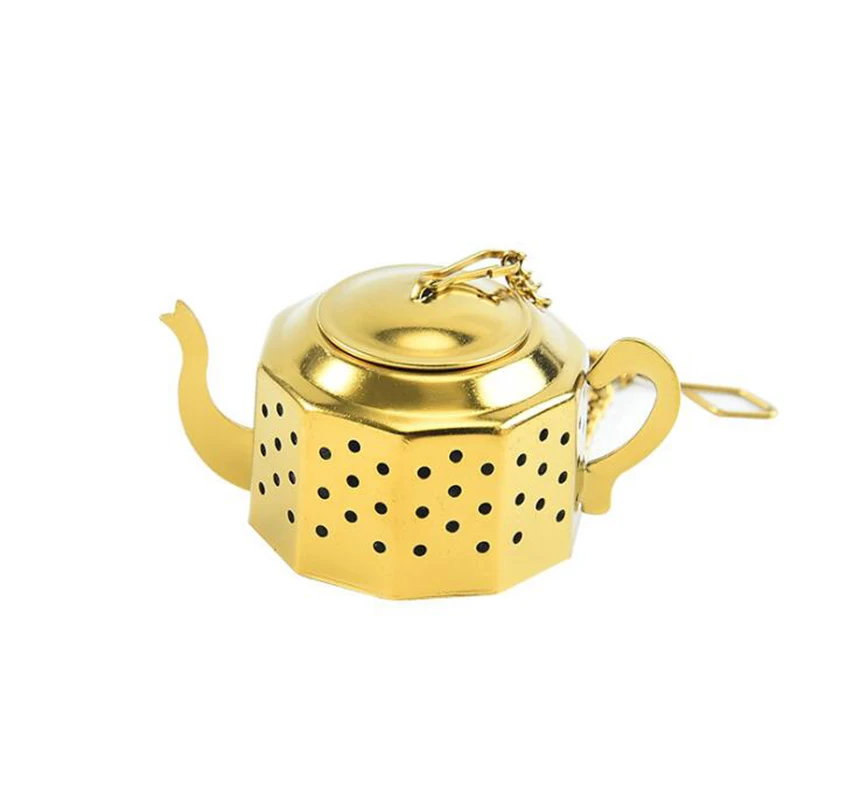 Stainless Steel Tea Infuser Shaped Tea Infuser Kitchen Set Accessories Ball Spice Flower Strainer Herbal Strainer
