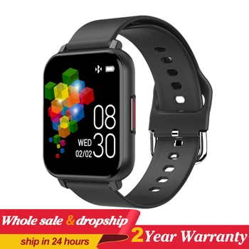 

Original Bluetooth 5.0 Smart Watch Men Full Touch Screen Custom Dials Smartwatch Women Blood Pressure Oxygen Heart Rate Monitor