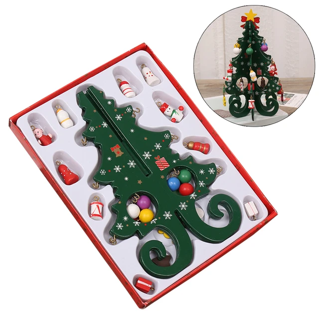 Mini árvore de natal dobrável Juta verde 60 cm