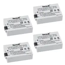 AsperX 4Pc LP-E8 LPE8 LP E8 Camera Battery Bateria for Canon EOS 550D 600D 650D 700D kiss X4 X5 X6i X7i Rebel T2i T3i T4i T5i