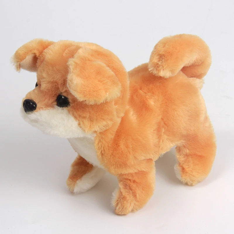 Pet Dog A 1 шт. Милая игрушечная собака 18 см животное моделирование ползание прекрасный мягкий питомец Кукла Плюшевая плюшевая украшение дома подарки для детей - Цвет: Pet Dog A