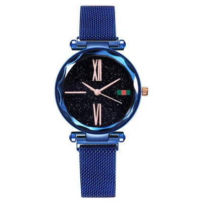 

Douyin Starry Sky Dial Girl'S Watch Magnet Mesh Belt Watch Women's Quartz Watch Foreign Trade Batch Published Currently Availabl