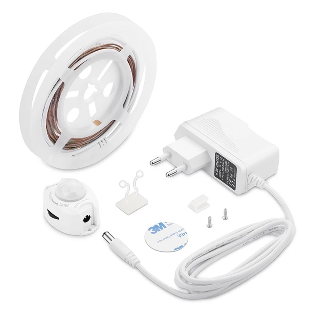 DC12V LED Strip Light Motion Sensor Flexible Led Night 30leds/m Waterproof Furniture Lighting for Chirlden Bed Stairs | Лампы и