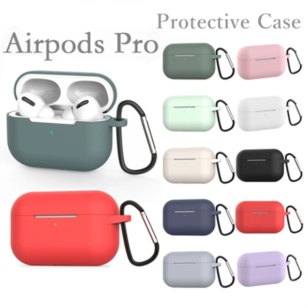 Силиконовый чехол для Airpods Pro беспроводной Bluetooth apple airpods pro наушников Air Pods 3 Fundas| |