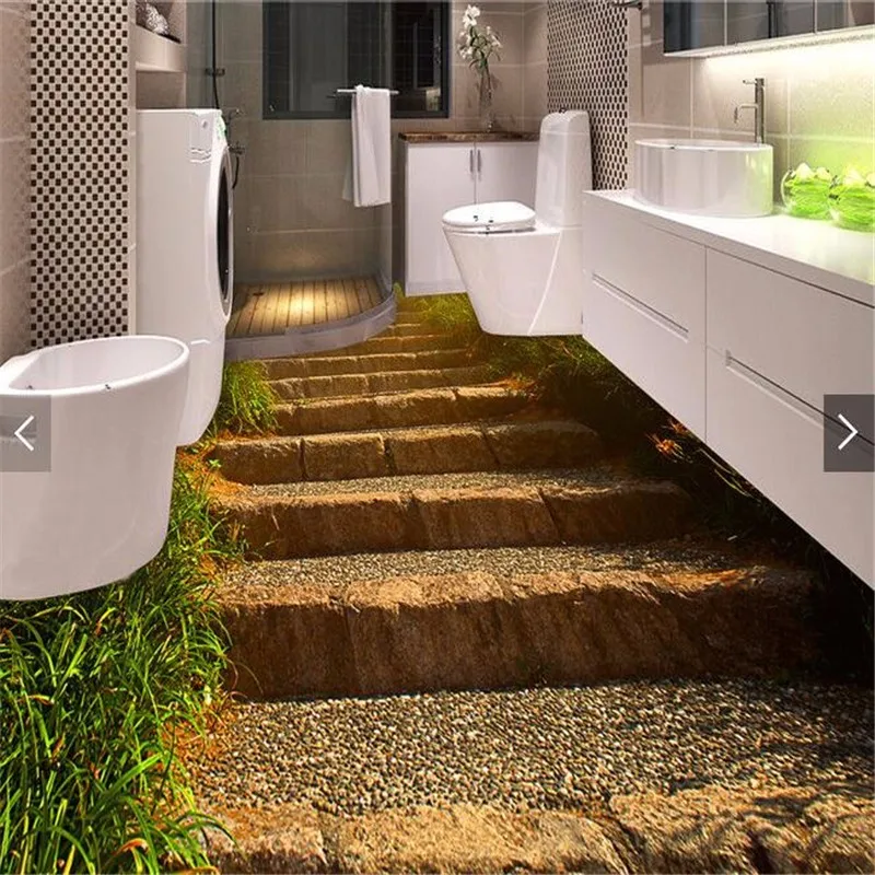 Photo-Floor-3D-Wallpaper-retro-stone-steps-sunshine-Bathroom-Floor-Mural-3d-PVC-Wallpaper-Self-adhesive