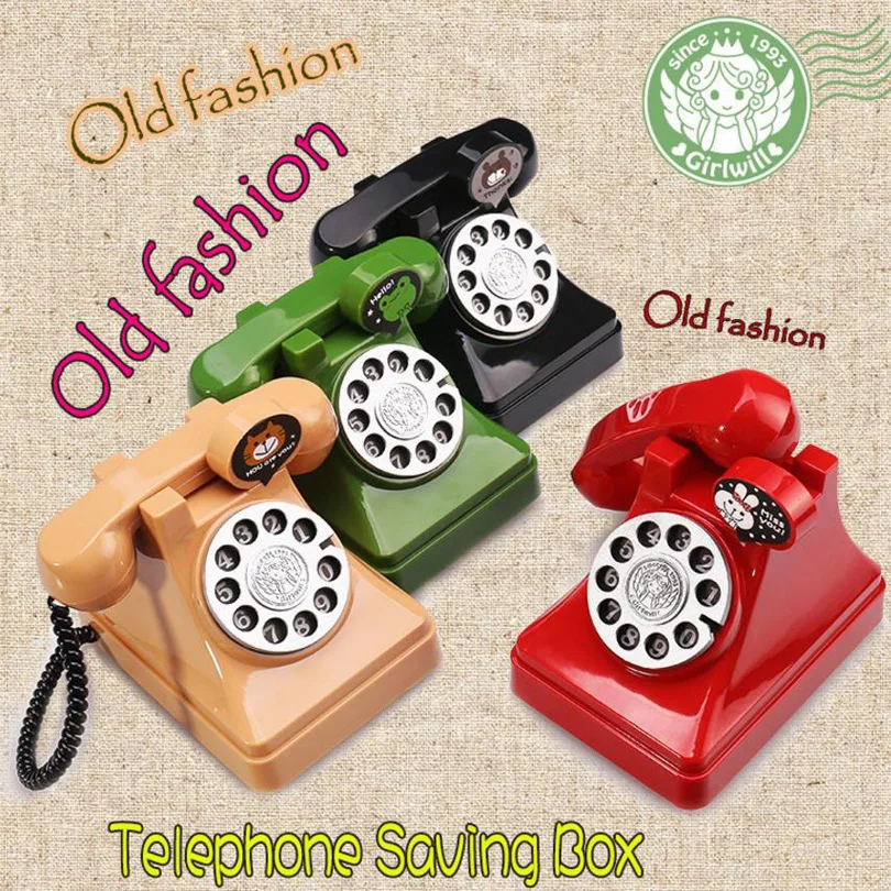 Original Retro Telephone Money Box Old fashion telphone Secret