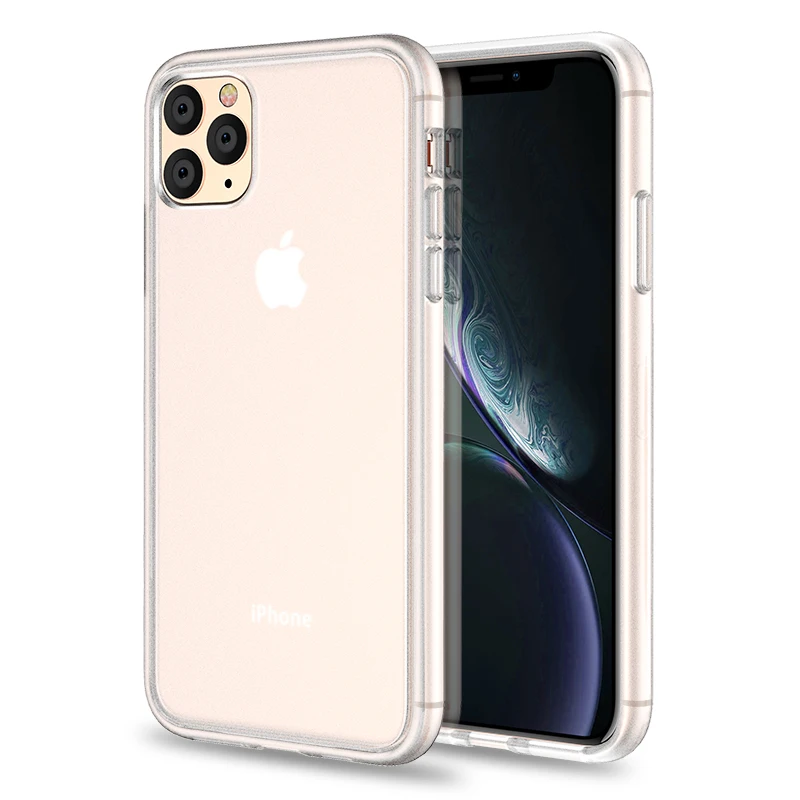 transparent Роскошный скраб мобильный чехол для телефона для iPhone 11/11 Pro/11 Pro Max iPhone X/Xs Max iPhone XR - Цвет: transparent