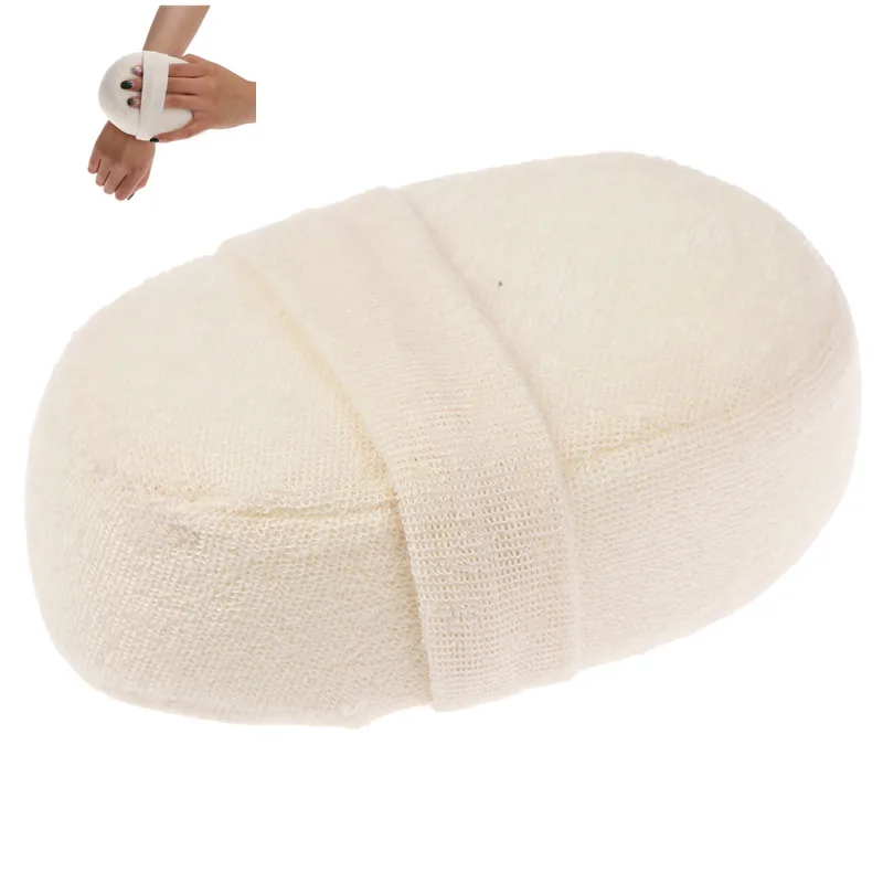 1PCS Natural Loofah Sponge Bath Ball Shower Rub For Body Healthy Massage Brush Exfoliate Bath Glove Bath Towel