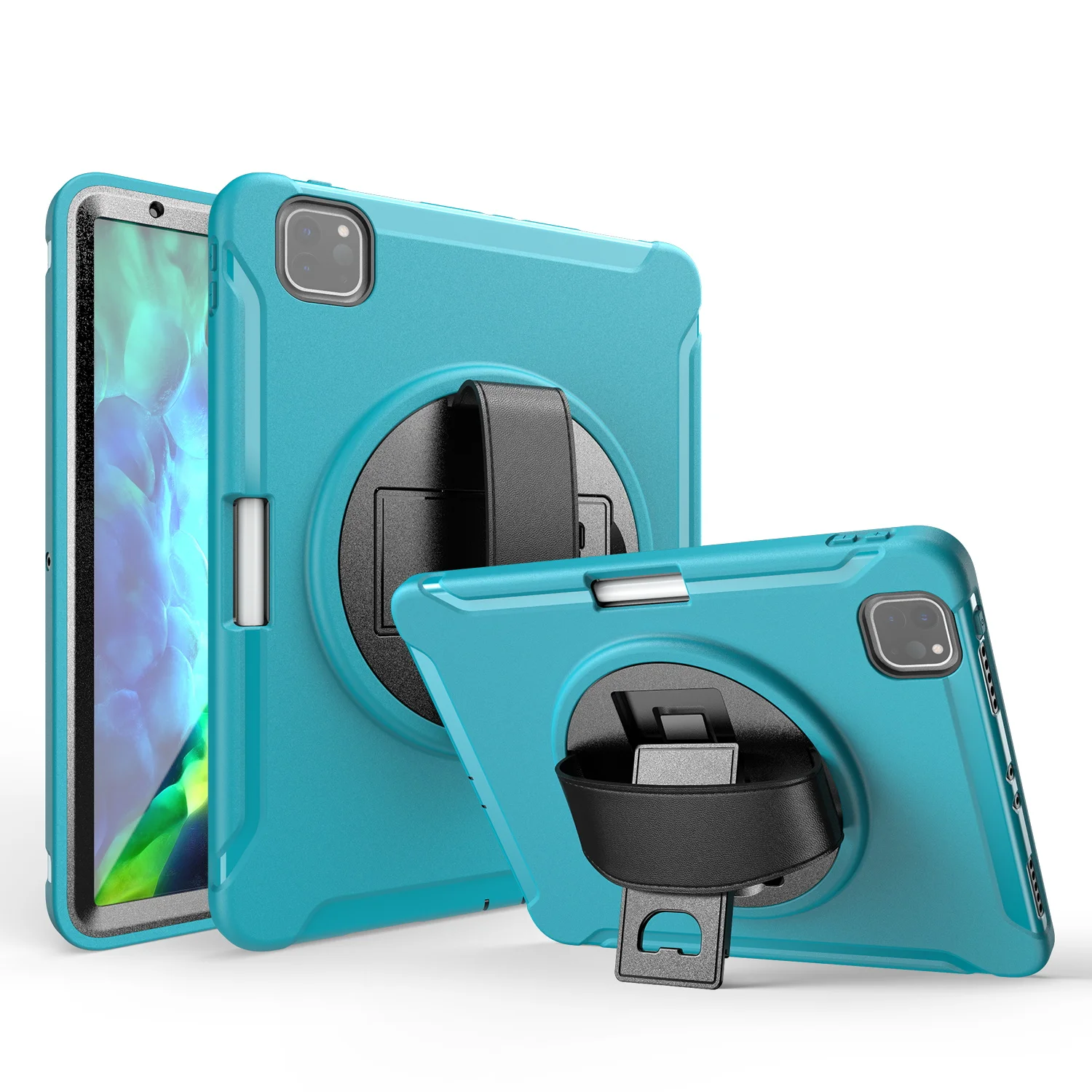 

Pen Holder Case For iPad Pro 11 Inch 2020 Dual Layer PC + TPU Tablet Case Protector For iPad Pro 12.9 inch 2020 Cover Shockproof