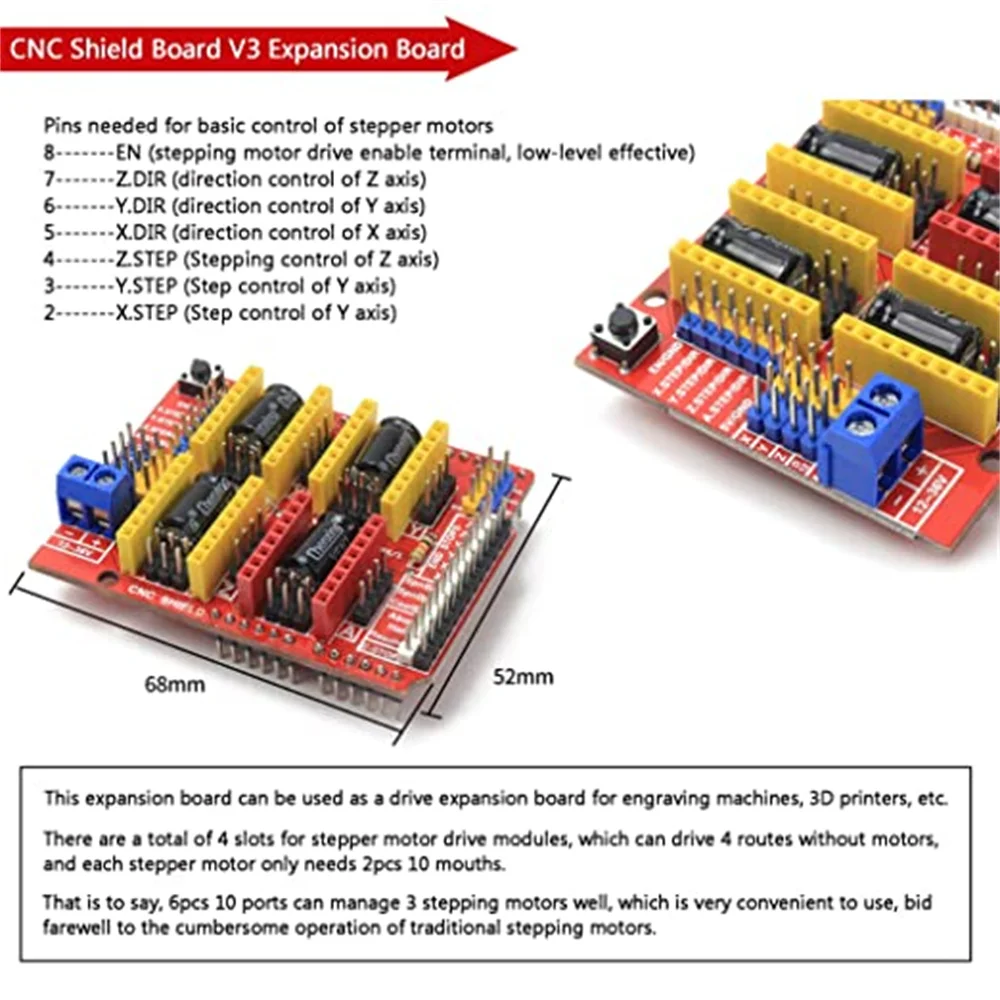 r3 equipamento para melhoria de impressora 3d drivers drv8825 02