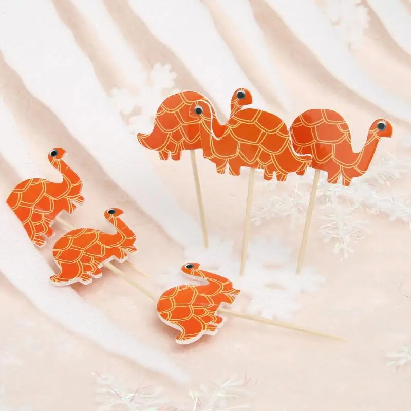 24 шт./компл. и изображением динозавра Baby Shower поставки День рождения детей