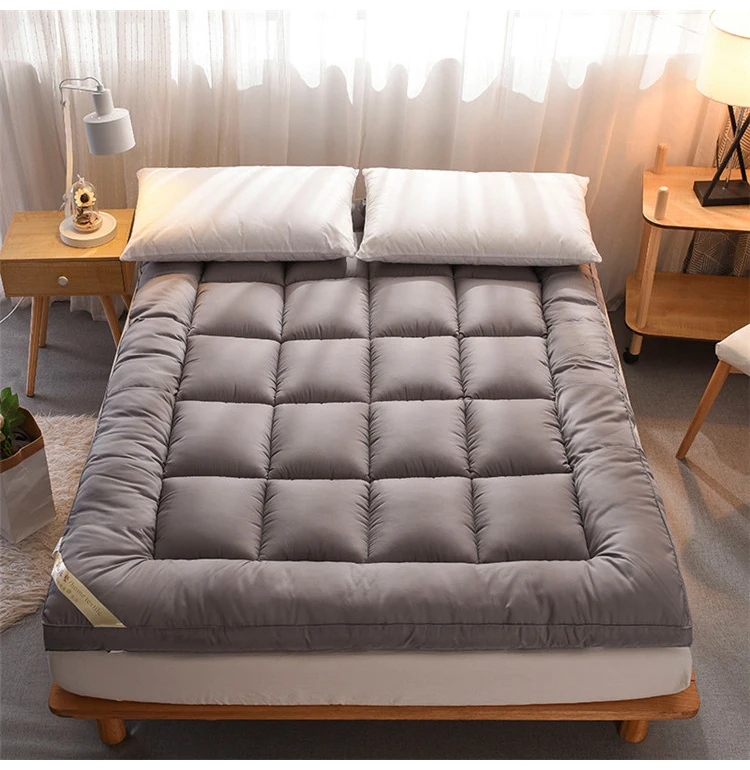 Description Picture 3 of itemLuxury Thicken warm soft comfortable Mattress Foldable student dormitory single double Mattresses Cover King Queen Twin Size