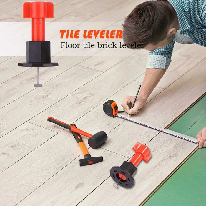 75 Pcs Reusable Anti-Lippage Tile Leveling System Locator Tool Ceramic Floor Wall SEP99