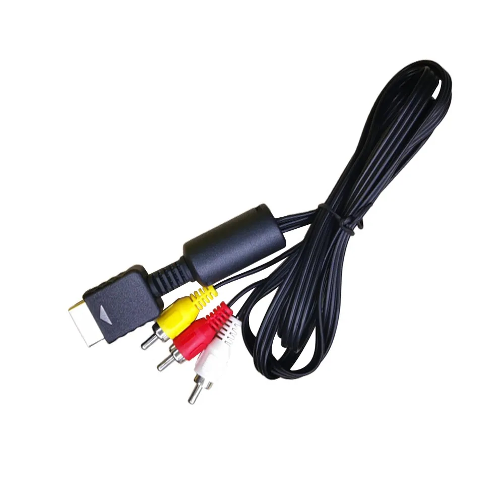 Audio Video av cable Game Composite 3 RCA Copper Wire for Sony Playstation1 2 3 PS1 PS2 PS3 Console