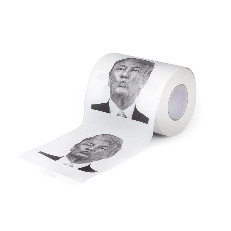 1 шт. забавная туалетная бумага Дональд шалость шутка Трамп рулон веселый