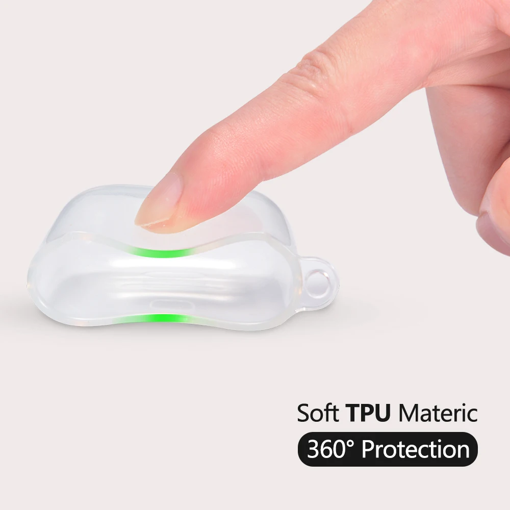Мягкий силиконовый чехол со смайликом для Airpods с отверстием Air Pods Роскошный Pod