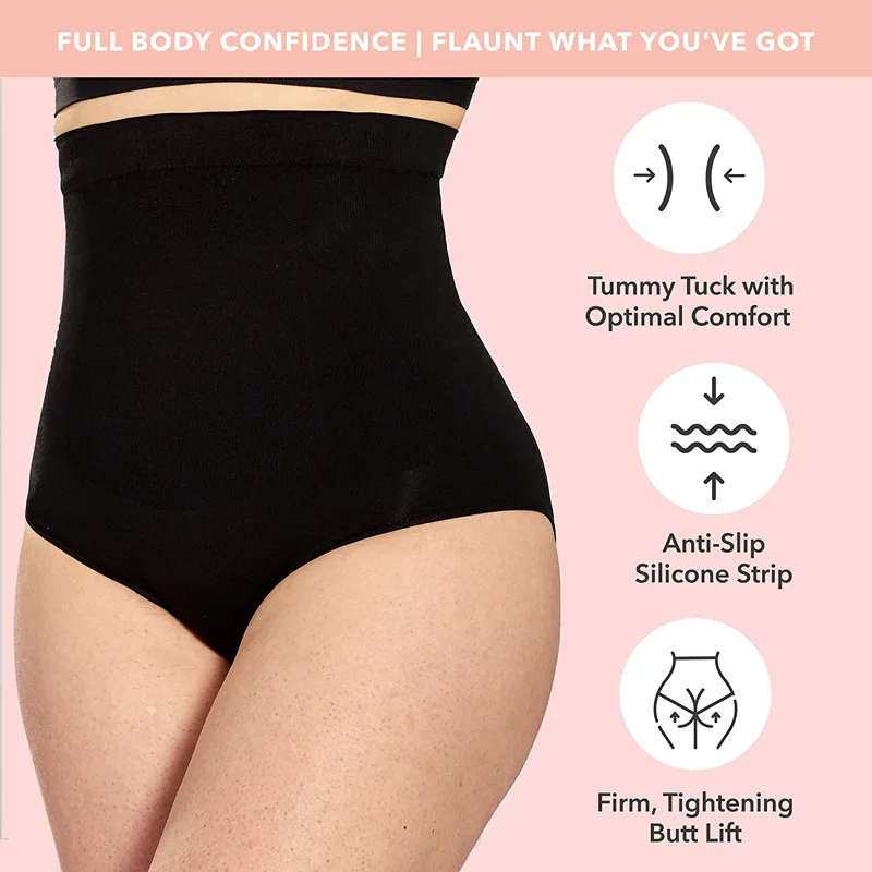 Women Control Panties High Waist Trainer Seamless Body Shaper Slimming Tummy Shapewear Fajas Corrective Underwear Plus Size shapewear for women