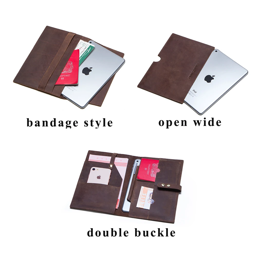 Capa de Couro Genuíno para Ipad Bolsa de Proteção Ipad Mini 7.9 Ipad Mini 2023 - Imagem 2