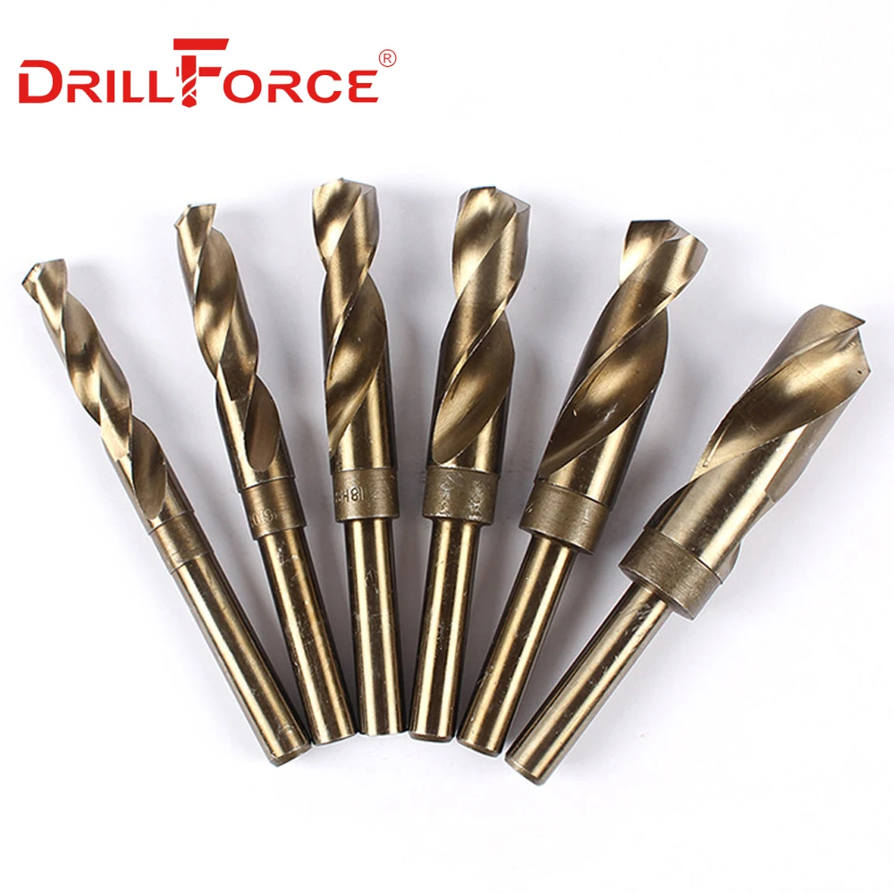 Ladieshow 25Pcs Twist Drill Bit M35 Cobalt Steel Straight Shank for HSS Stainless Steel Plate 1‑13mm Double Relief angle Design 