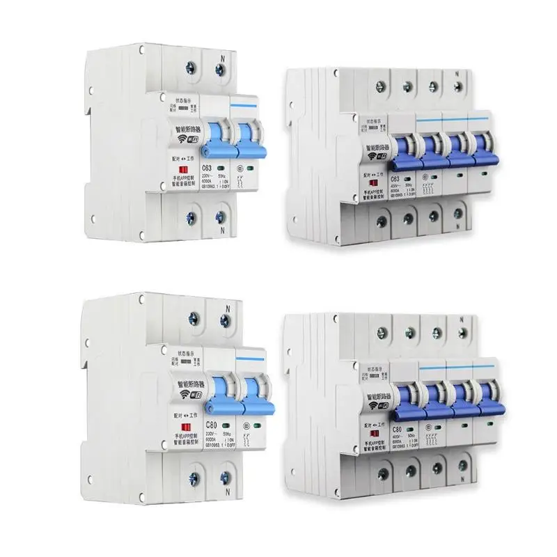 

Intelligent WiFi Switch Circuit Breaker Wall Light Switch Smartphone APP Remote Control Module Home Electrical Equipment