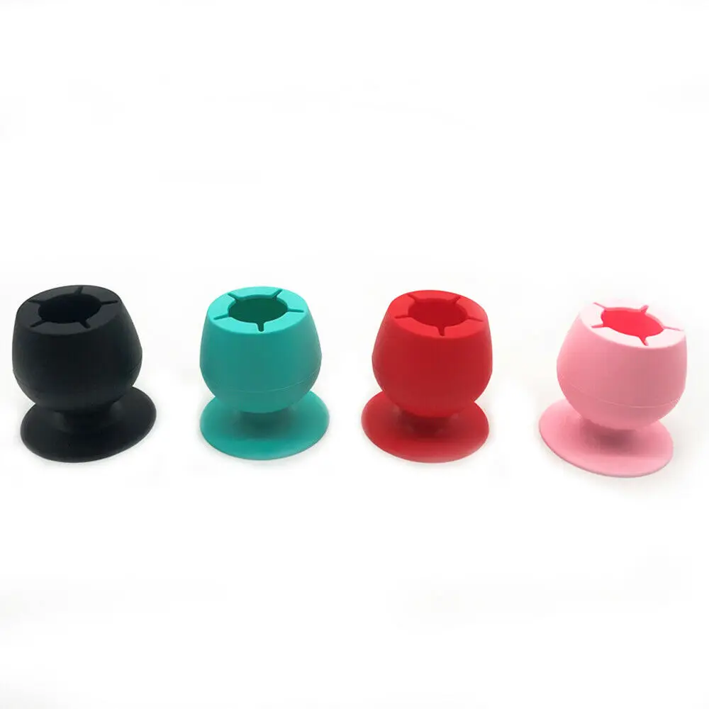 Red Suctioned Vinyl Scrap Collector Silicone Suction Cups Craft Weeding Tools Holder Set Kit for Vinyls Weeder 