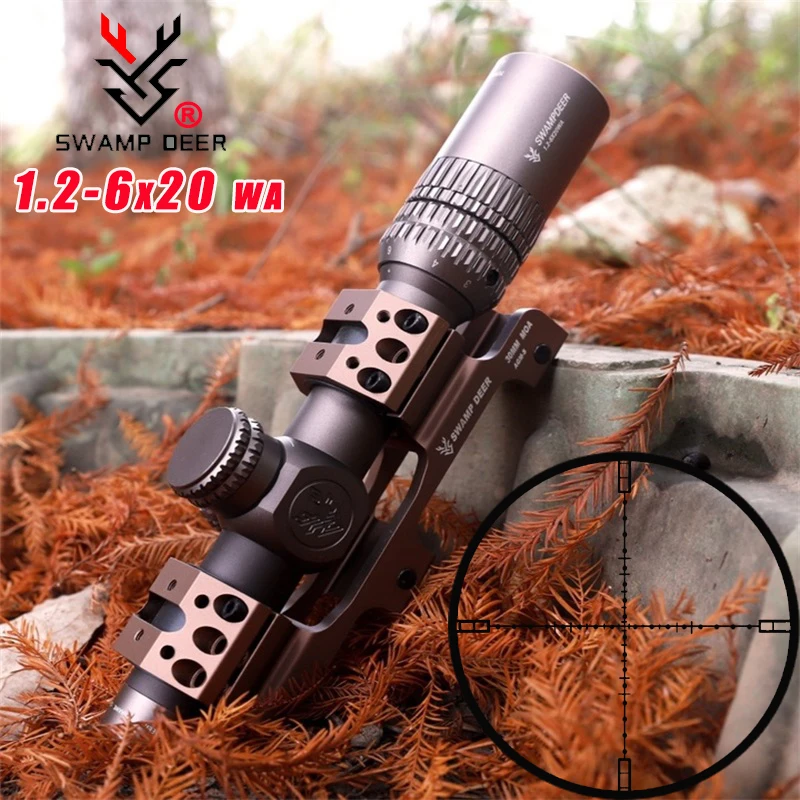 Телескопический оптический прицел SWAMP DEER 1 2-6X20 для винтовки с крестом охоты
